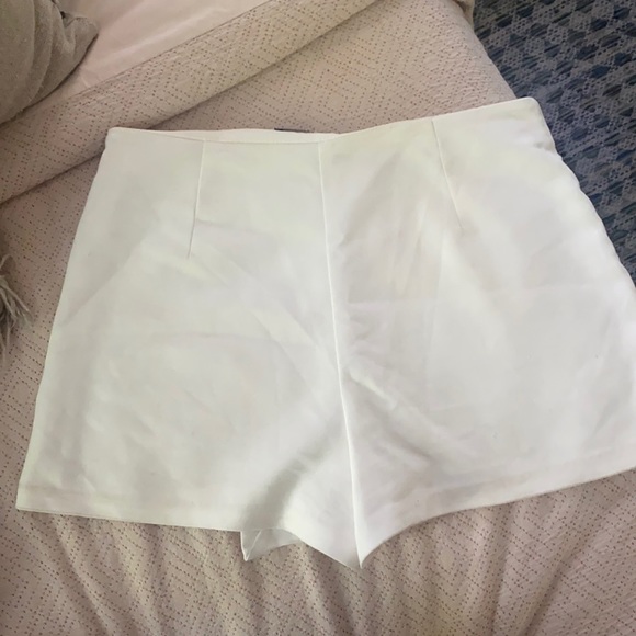 Zara white mini skort size small - Picture 2 of 4